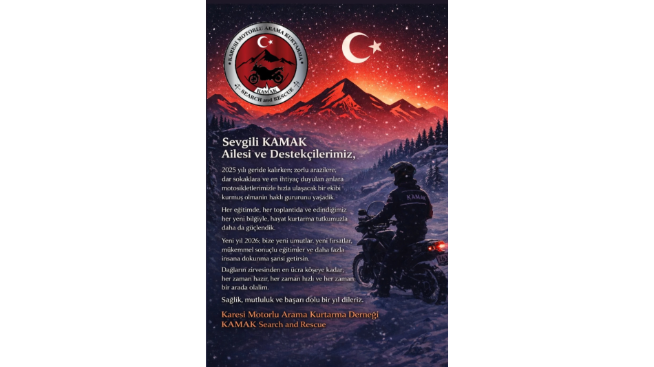 Başkanımızdan Yeni Yıl Mesajı